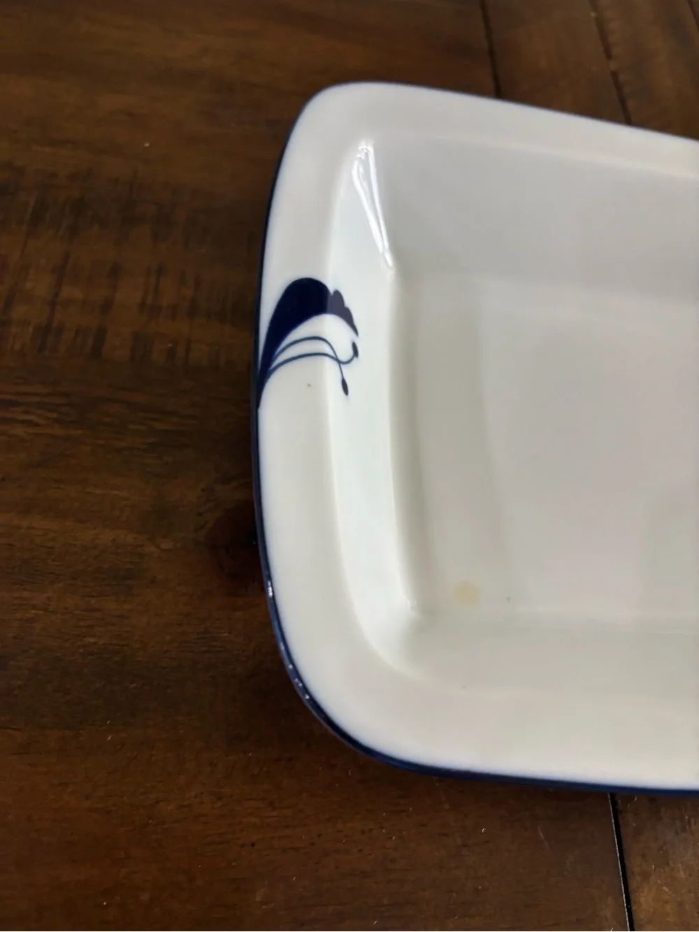 Vintage Dansk flora porcelain rectangle casserole dish